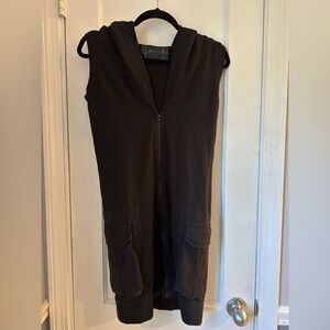Norma Kamali Sleeveless Sweatshirt Dress SAMPLE